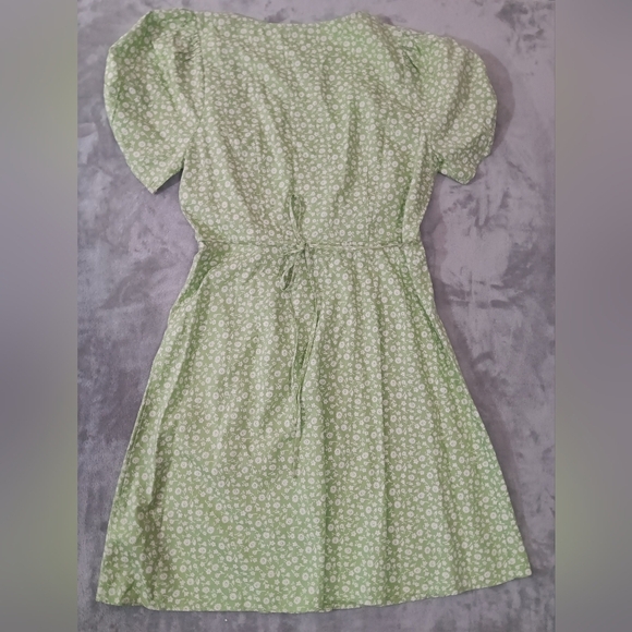 Madewell v neck button front mini dress - Picture 6 of 12